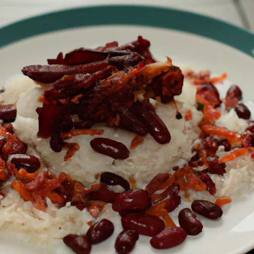 Coconut Rice with Red Beans