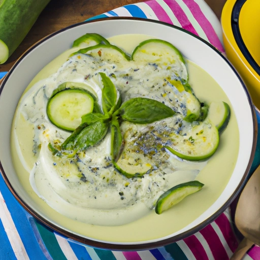 Cold Cucumber Basil Soup