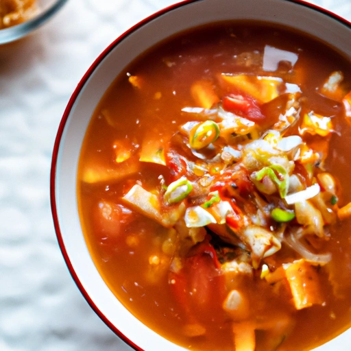 Cold Sweet and Sour Soup