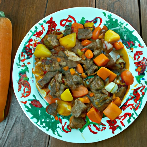 Columbian Beef and Sweet Potato Stew