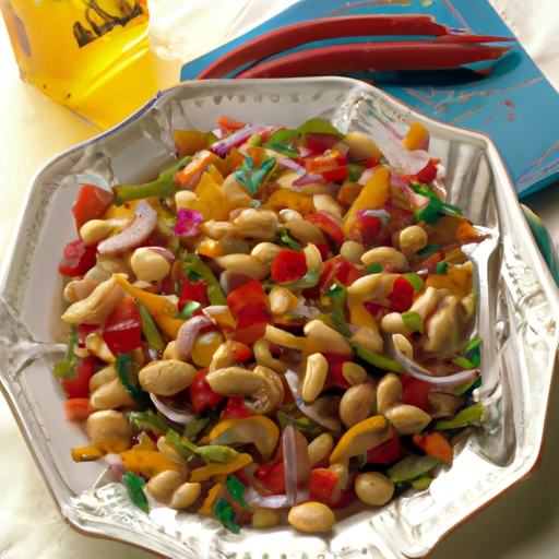 Confetti bean salad