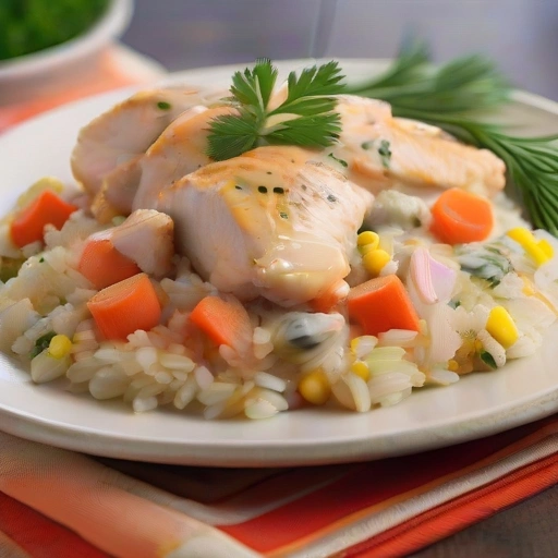 Confetti Dill Chicken and Rice