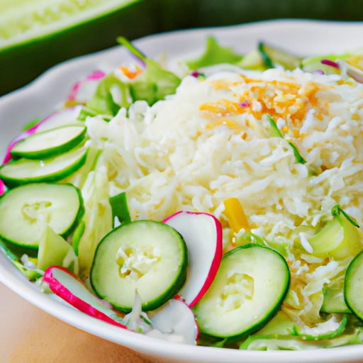 Cool Cucumber Rice Salad