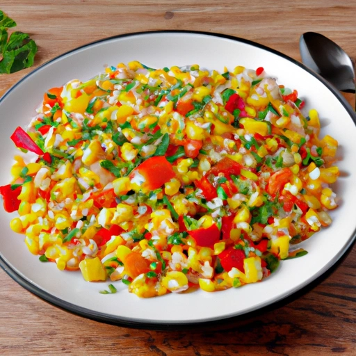 Corn and Barley Salad