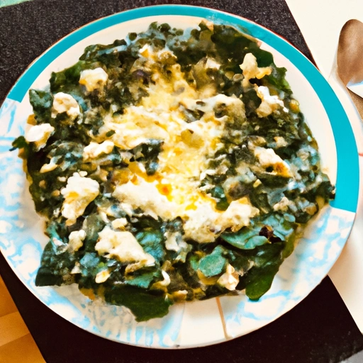 Cottage Cheese and Spinach