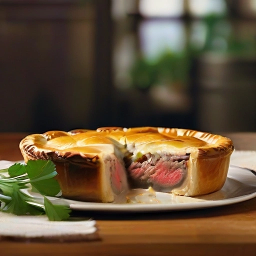 Country Beef and Pork Pie