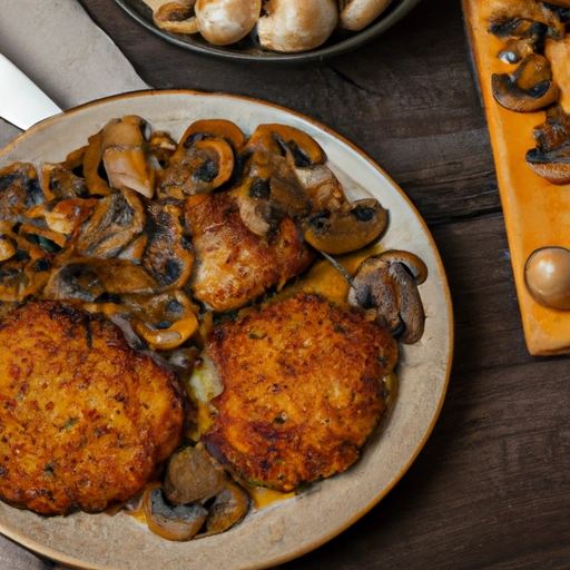 Country Cutlets with Mushrooms