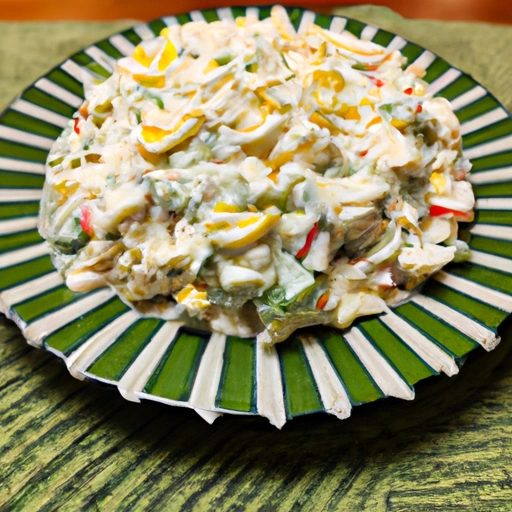 Crab and Cheese Salad