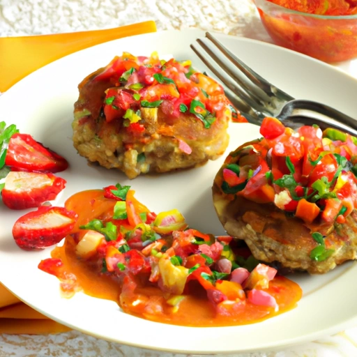 Crab Cakes with Strawberry Salsa
