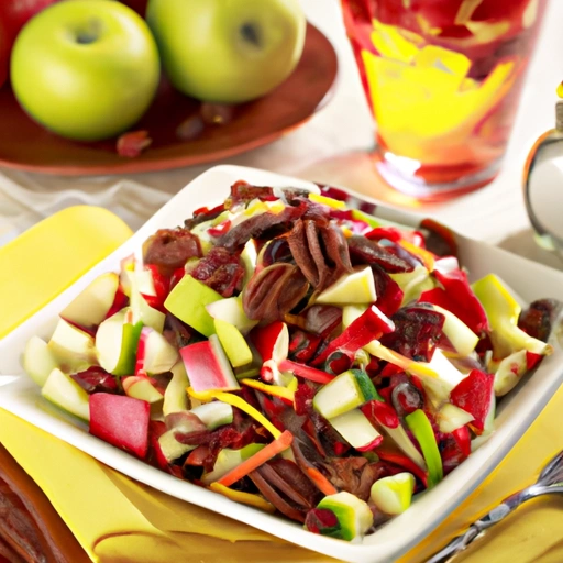 Crai-zy Apple Raspberry-Pecan Salad