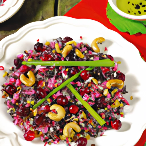 Cranberry and Wild Rice Salad