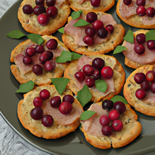 Cranberry Biscuits with Smoked Turkey
