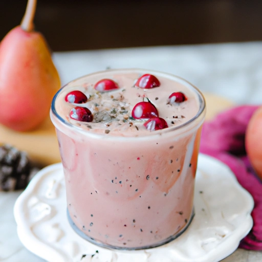 Cranberry-Pear Smoothie