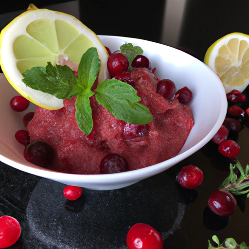 Cranberry Sorbet