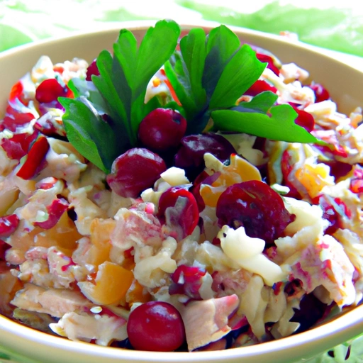 Cranberry Turkey Rice Salad