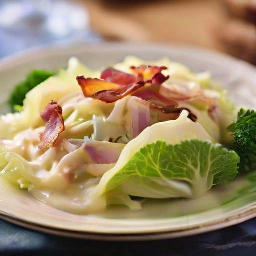 Cream Cabbage with Bacon