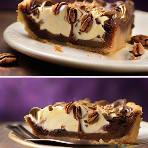 Cream Cheese Brownie Pie