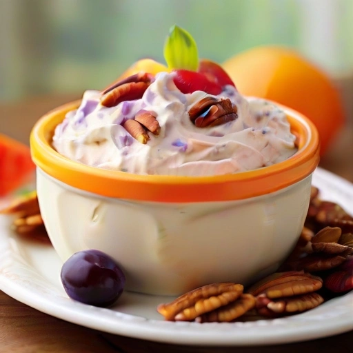 Cream cheese fruit dip