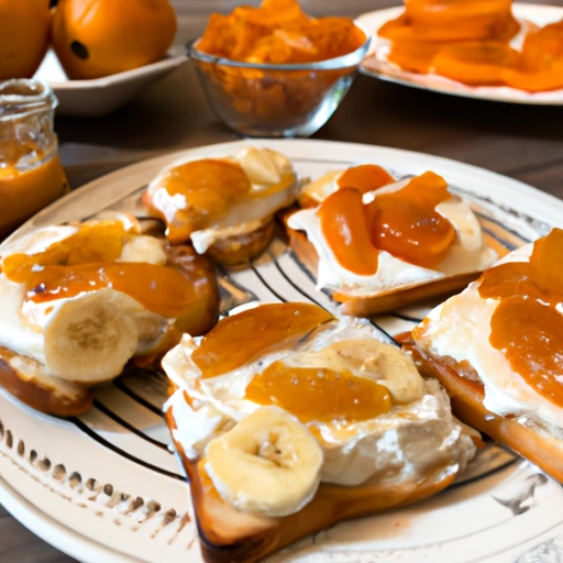 Cream Cheese Sandwiches with Apricot