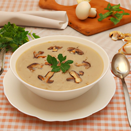 Kremowa zupa grzybowa I