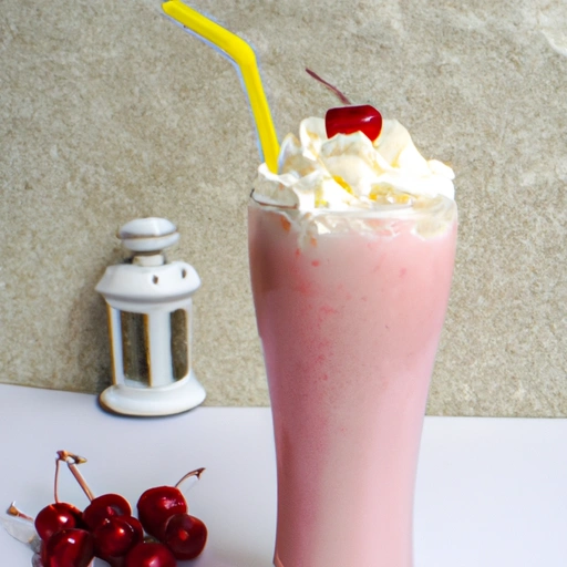 Creamy Apple-Cherry Milkshake