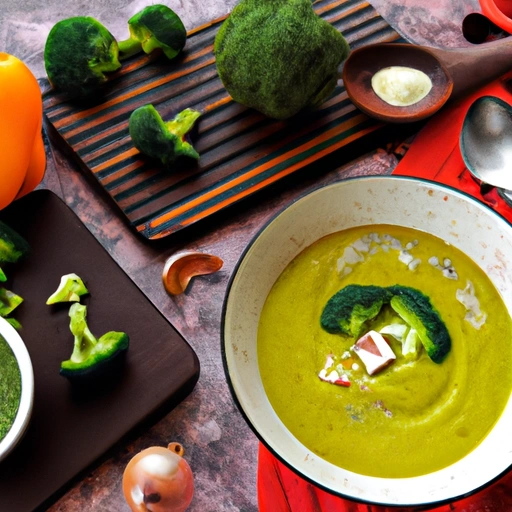Kremowy zupa brokułowa