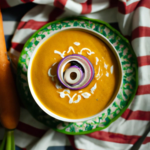 Kremowy zupa marchewkowa I