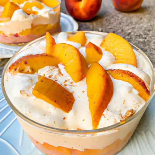 Creamy Peach Dessert