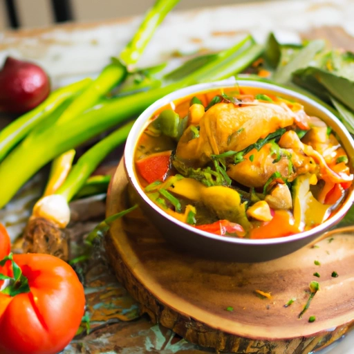 Creole Vegetables and Chicken