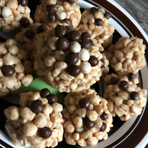 Crispy Rice Cereal Ball Candies
