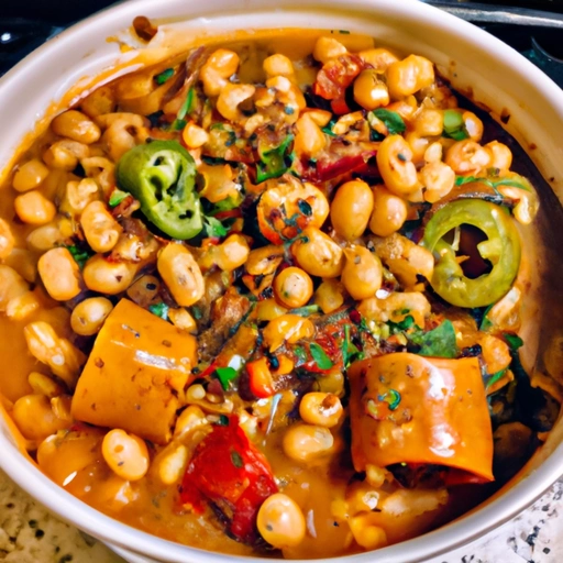 Crockpot Hot and Spicy Black-eyed Peas