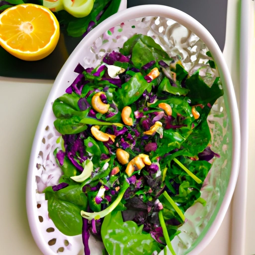 Crunchy Spinach Salad