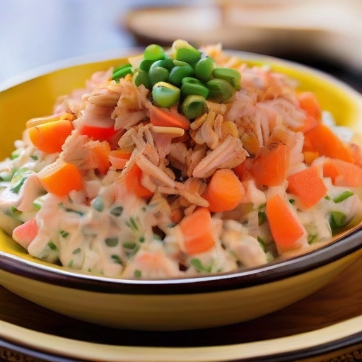 Crunchy Tuna Rice Salad