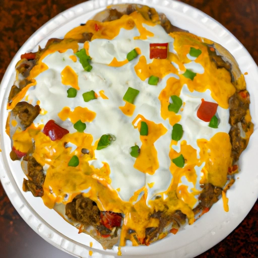 Crustless Mexican Pizza