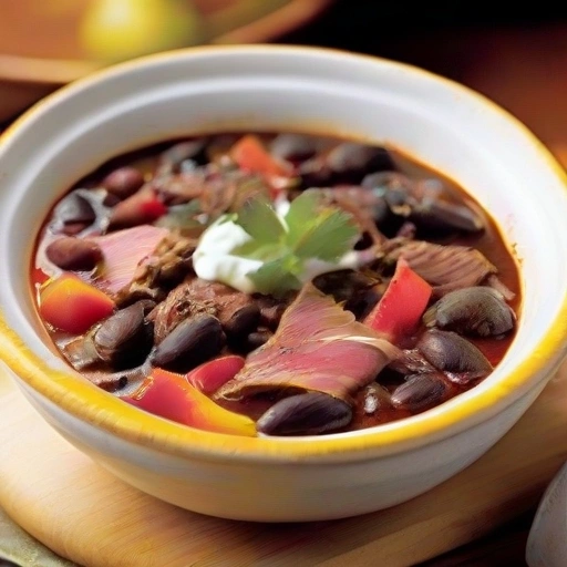 Cuban black bean stew