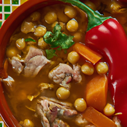 Cuban Pork and Chickpea Soup