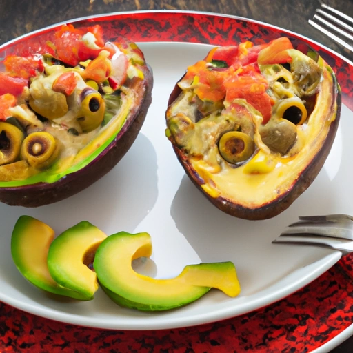 Cuban-style Stuffed Avocados