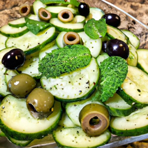 Cucumber and Olive Salad