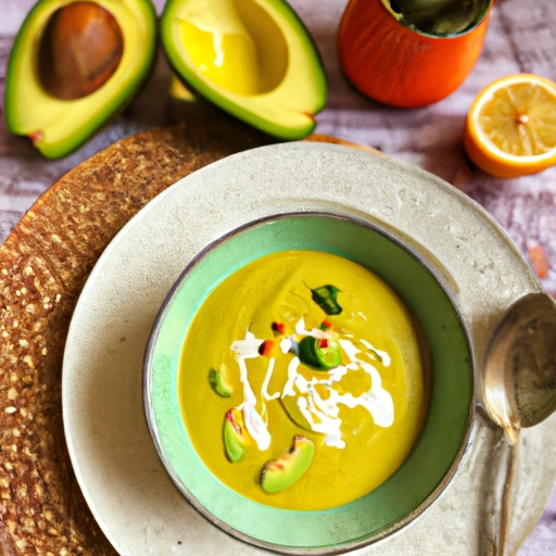 Curried Avocado Soup
