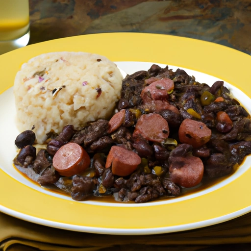 Curried Black Beans and Rice with Sausage