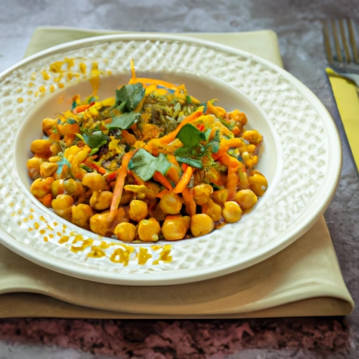 Curried Chick Pea Salad