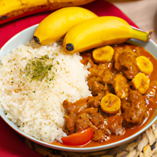 Curry z cielęciną i bananami