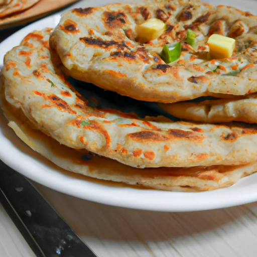 Deep-fried Aloo Parathas