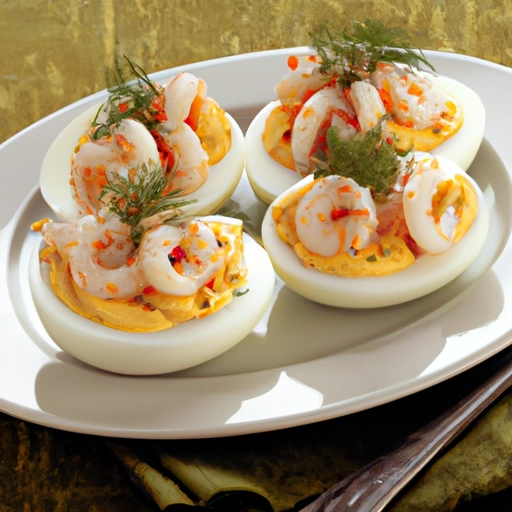 Deviled Eggs with Shrimp