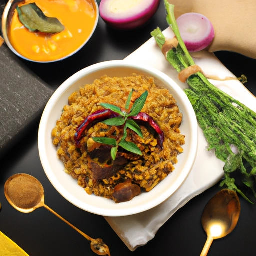 Dhansak z brązowym ryżem