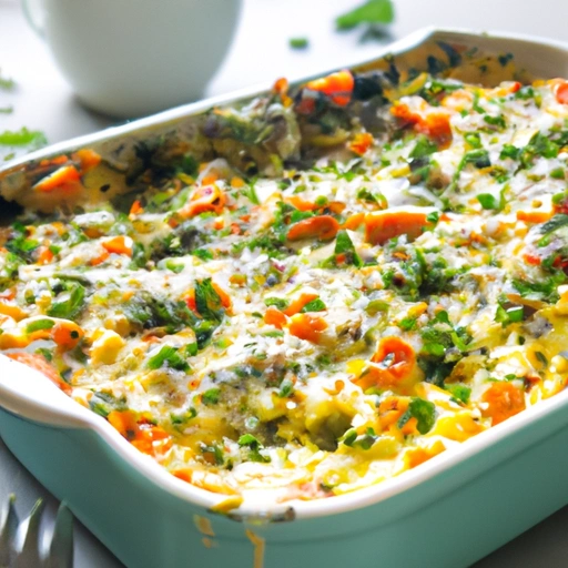 Diabetic-friendly Cottage Cheese Vegetable Casserole