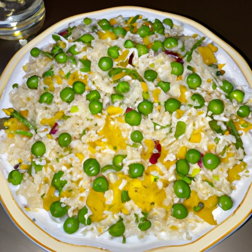 Sałatka ryżowa z koperkiem
