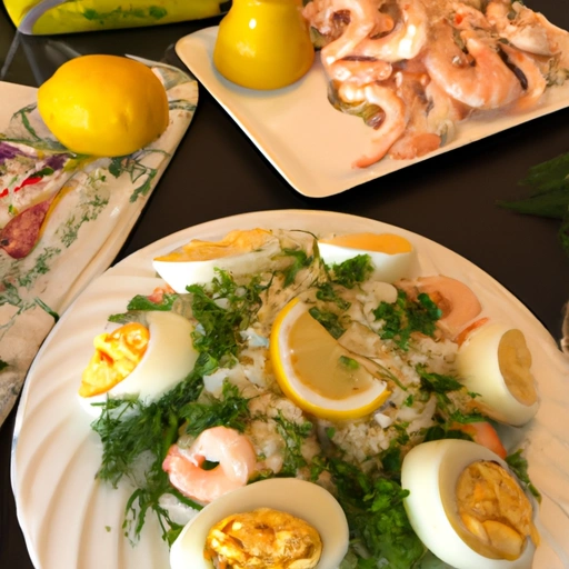 Dilled Shrimp and Rice Salad
