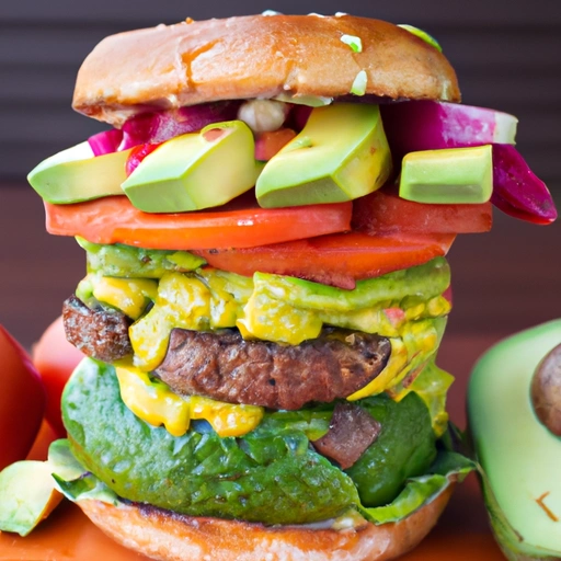 Double Guacamole Burger