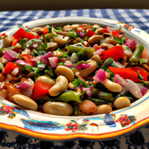Dried beans salad